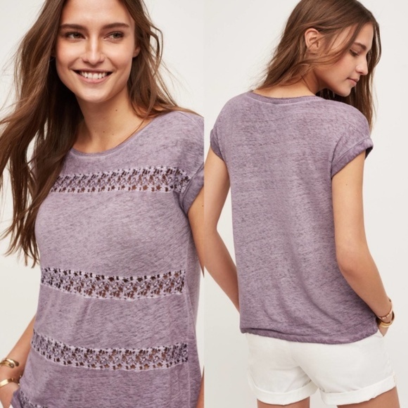 Anthropologie Tops - Anthropologie | NWT Lattice Striped Top size XS